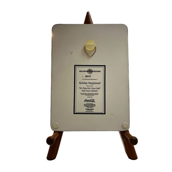 2009 The Bradford Exchange Holiday Happiness  "It's Time For Coca-Cola" Wall Clo - Picture 2 of 8